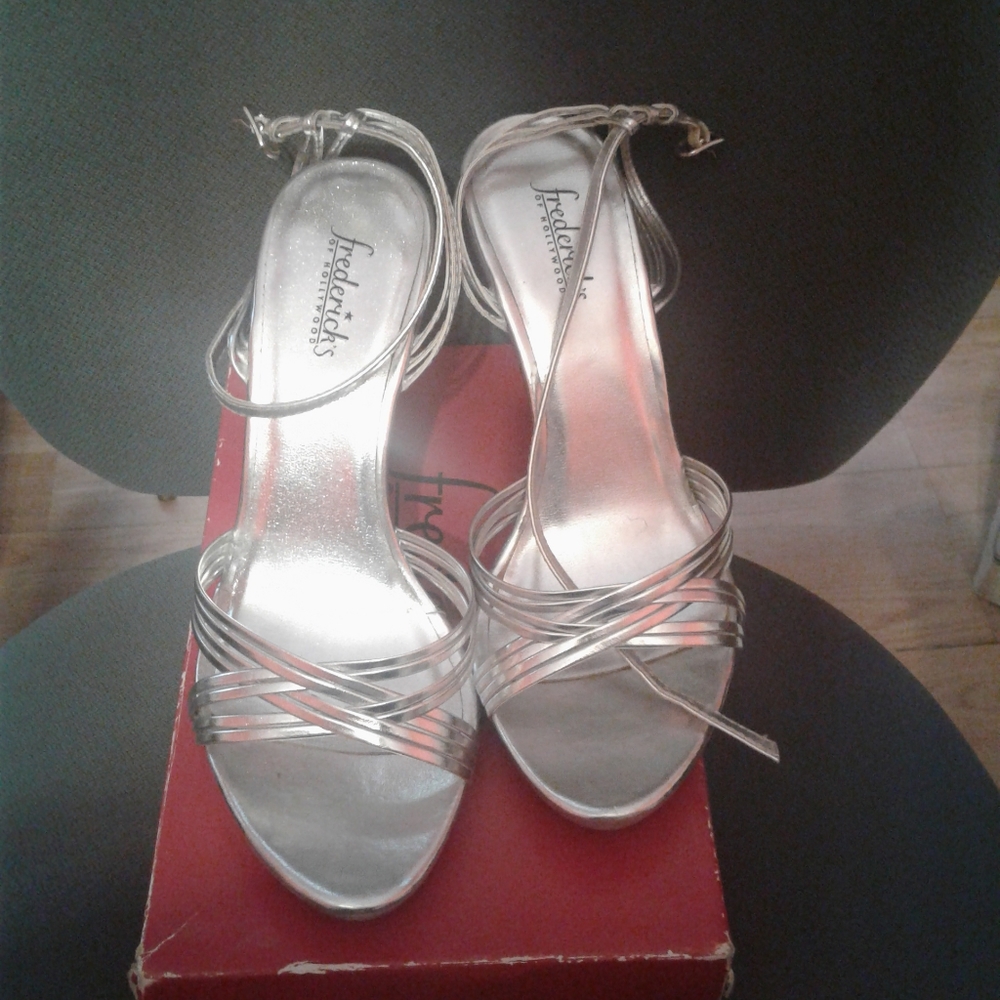 Silver shoes